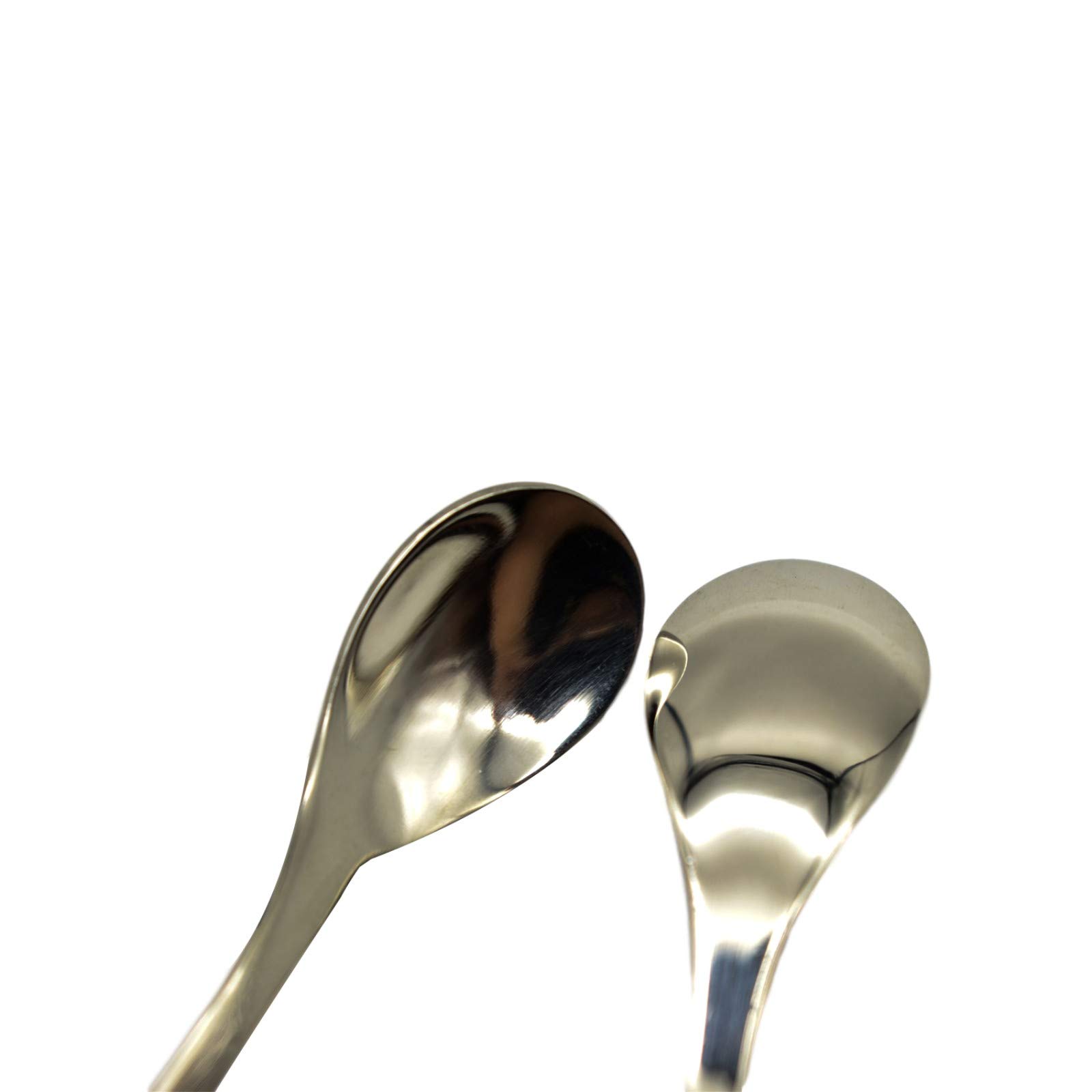 Maydahui 6-Piece Flamingo Spoon Set - 5.1 Inch 18/10 (304) Stainless Steel Animal-Shaped Spoons for Coffee, Tea, Espresso & Desserts - Cute Kitchen Accessories & Tableware for Parties, Picnics & Home Decor
