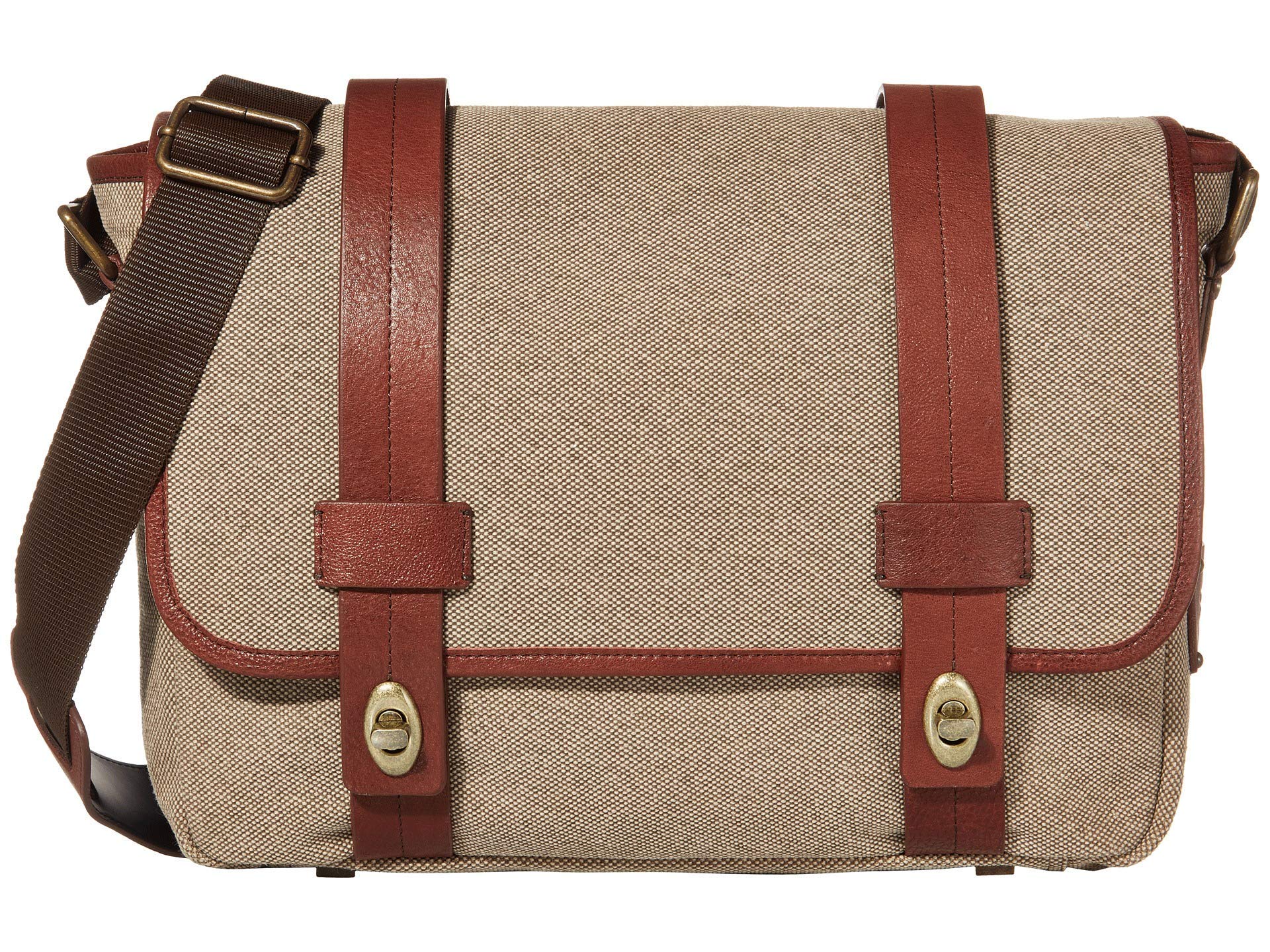 Bosca RFID Blocking Canvas Messenger Bag for Men & Women - Anti-Theft Travel & Work Laptop Bag - Perfect for Commuting, Business, and Daily Use
