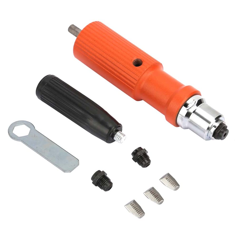 Cordless Drill Riveting Tool - Heavy Duty Riveter Adapter for Mechanical Repairs & DIY Projects | Perfect for Metalworking, Automotive, and Home Improvement