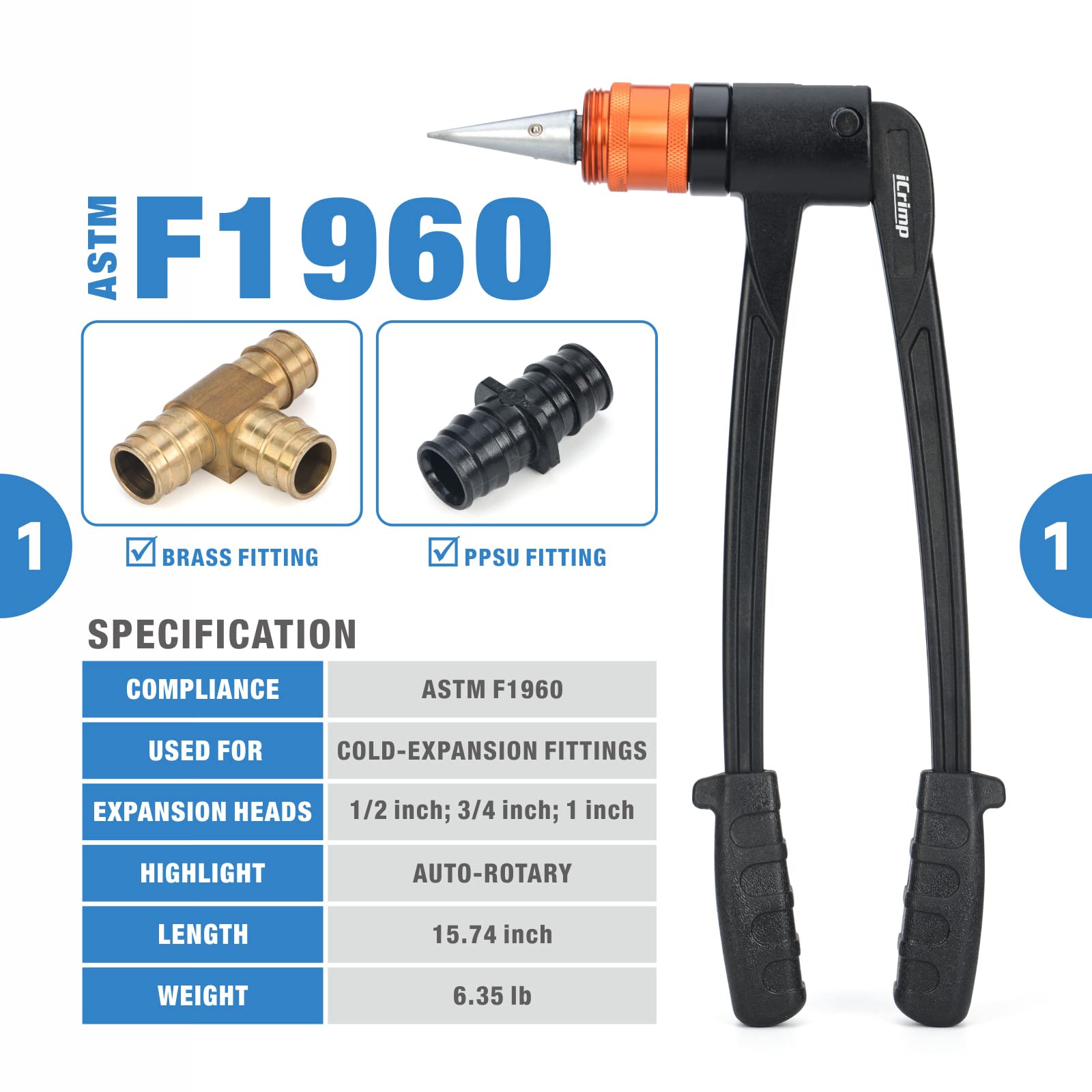 iCrimp PEX Expansion Tool Kit - 1/2