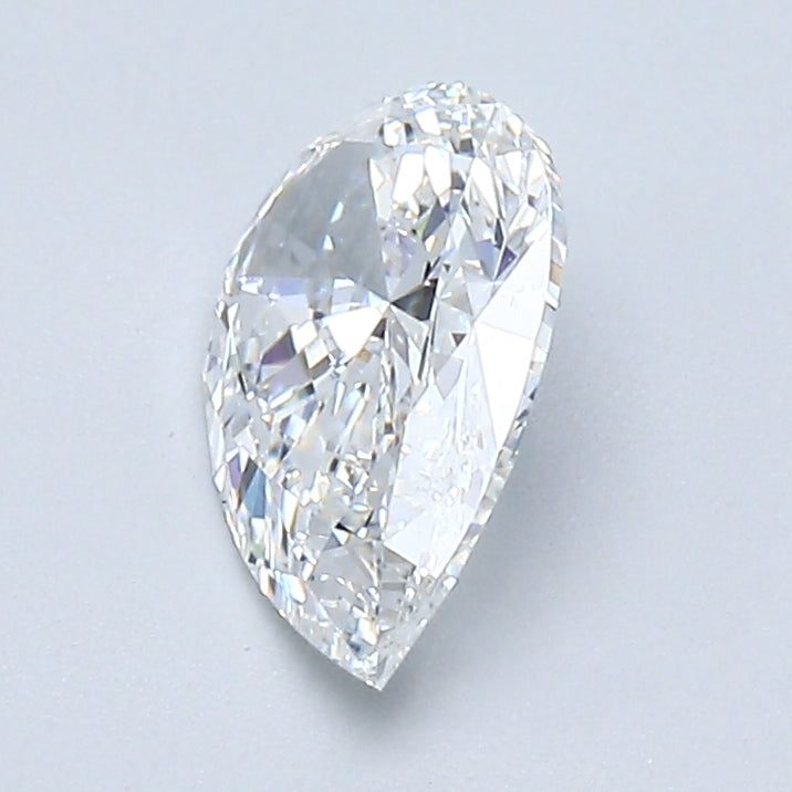 1.00 Carat Pear Shape Diamond Ring - E Color, SI2 Clarity - Elegant Engagement & Wedding Jewelry for Women
