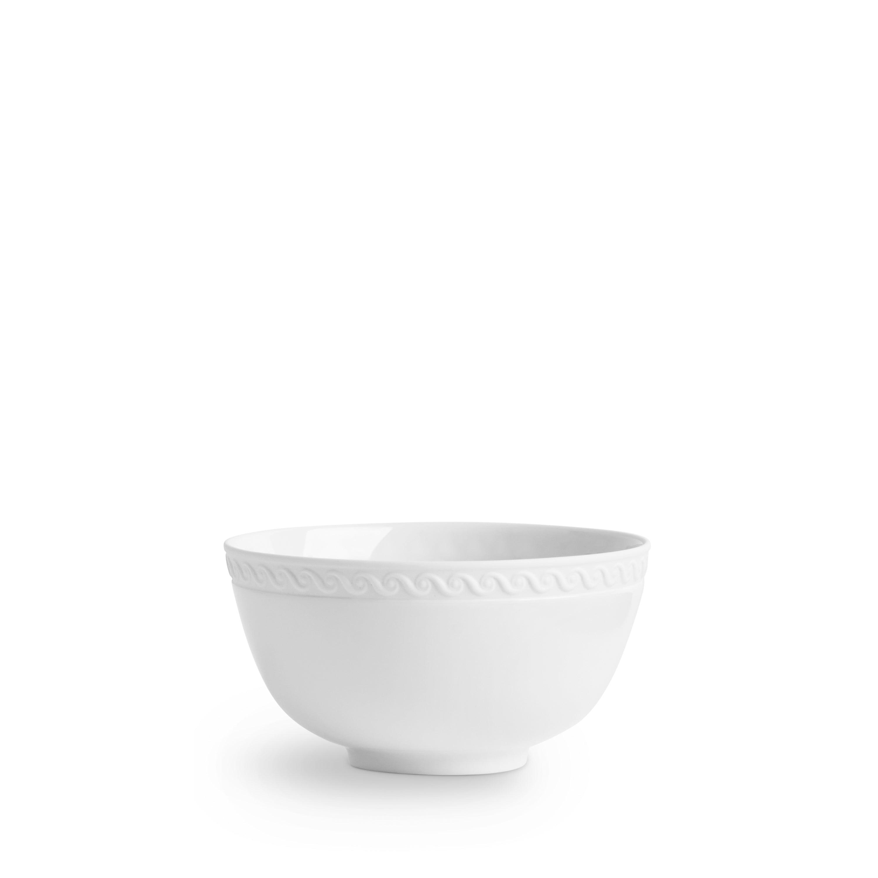 Premium White Neptune Cereal Bowl - Durable Porcelain Breakfast Bowl for Cereal, Soup & Dessert - Ideal for Home, Office & Restaurant Use