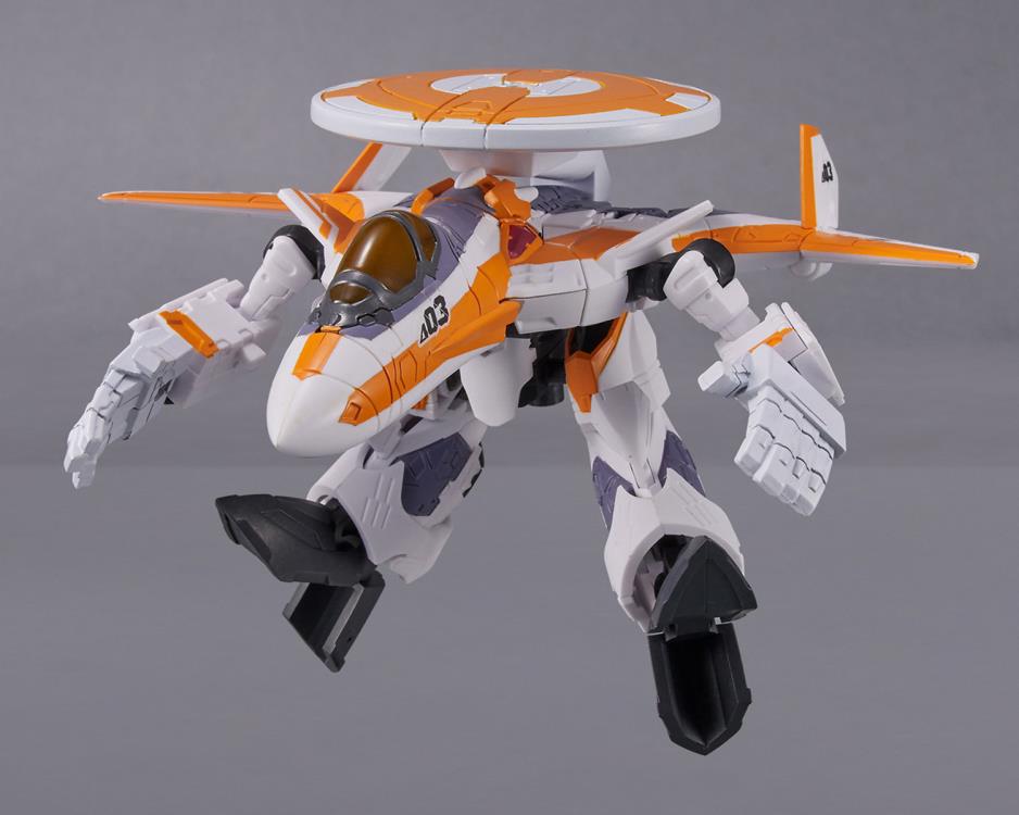 Bandai Tiny Session Macross Frontier VF-31E Siegfried & Reina Prowler Action Figure Set - Chuck Mustang Version | Anime Collectible Model Kit for Display & Play | Perfect for Fans and Model Enthusiasts