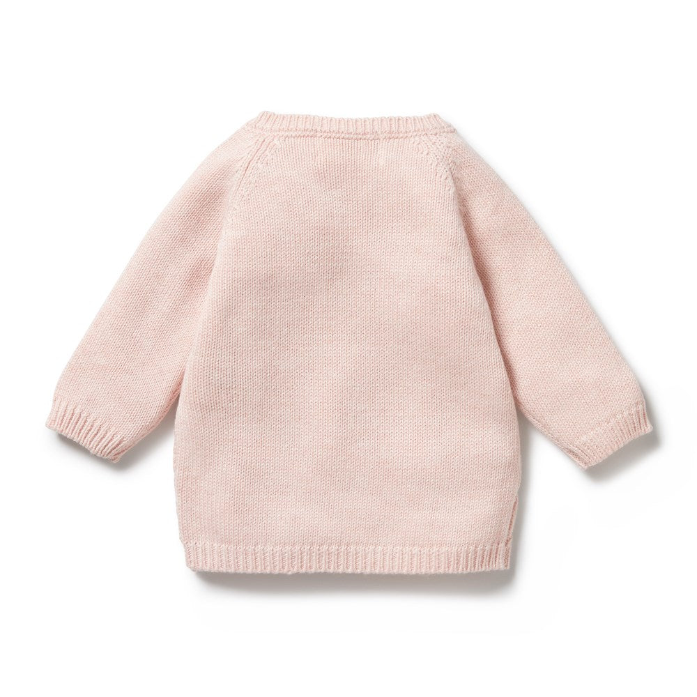 Pink Knitted Pointelle Kimono Cardigan for Women - Lightweight Open Front Lace Cover-Up - Perfect for Beach, Summer, and Boho Outfits