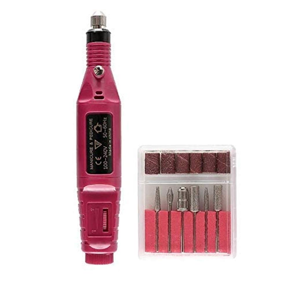 20000RPM Electric Nail Drill Machine Kit - Professional Variable Speed Manicure Pedicure Tool with Rotary Carver & Deep Drill Bits for Salon & Home Nail Art | Perfect for Acrylic, Gel, Dip Powder & Natural Nails