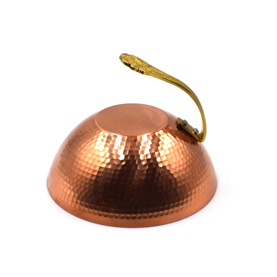 Premium Marushin Hammered Copper Food Cover - 27cm Oil Splatter Guard Dome for Stovetop Cooking | Kitchen Splatter Screen for Frying, Sautéing & Baking