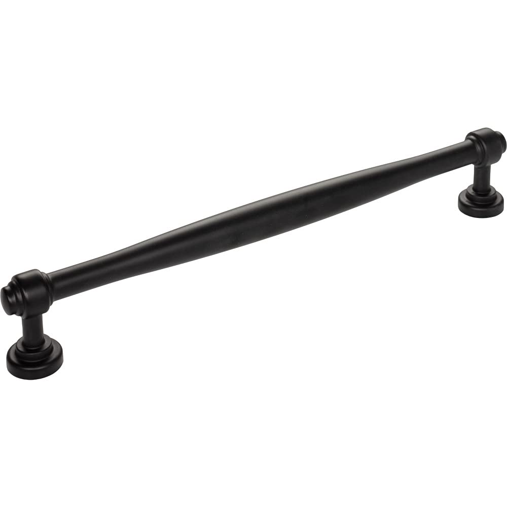 Top Knobs Ulster 12-Inch Appliance Pull in Flat Black - Perfect for Kitchen Cabinets, Drawers & Modern Home Appliances