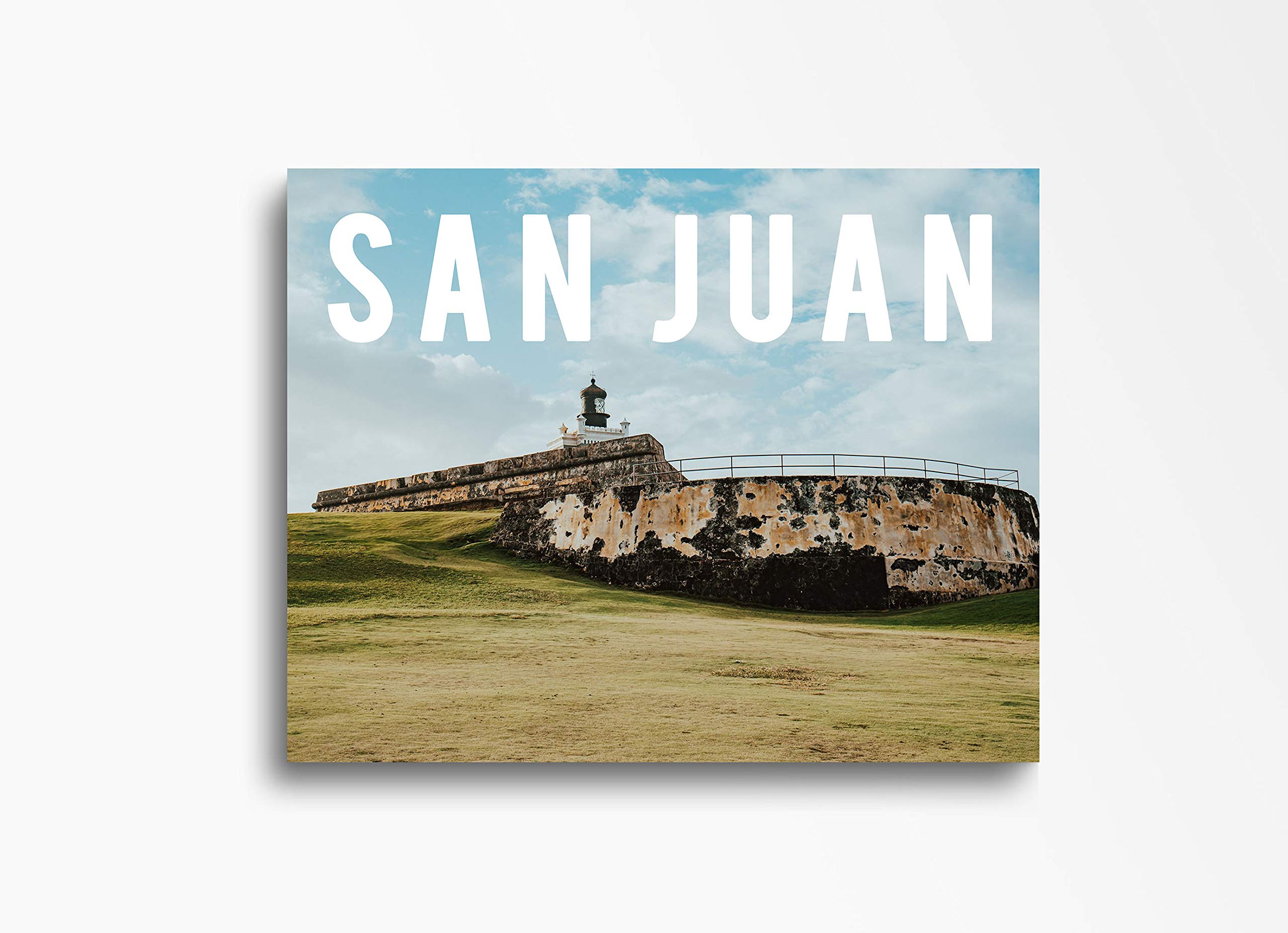 San Juan Skyline Canvas Wall Art - 30x40 Inch Downtown Cityscape Painting, Ready to Hang Home Decor for Living Room, Bedroom, Kitchen or Office | Perfect Gift for Housewarming & Urban Style Lovers