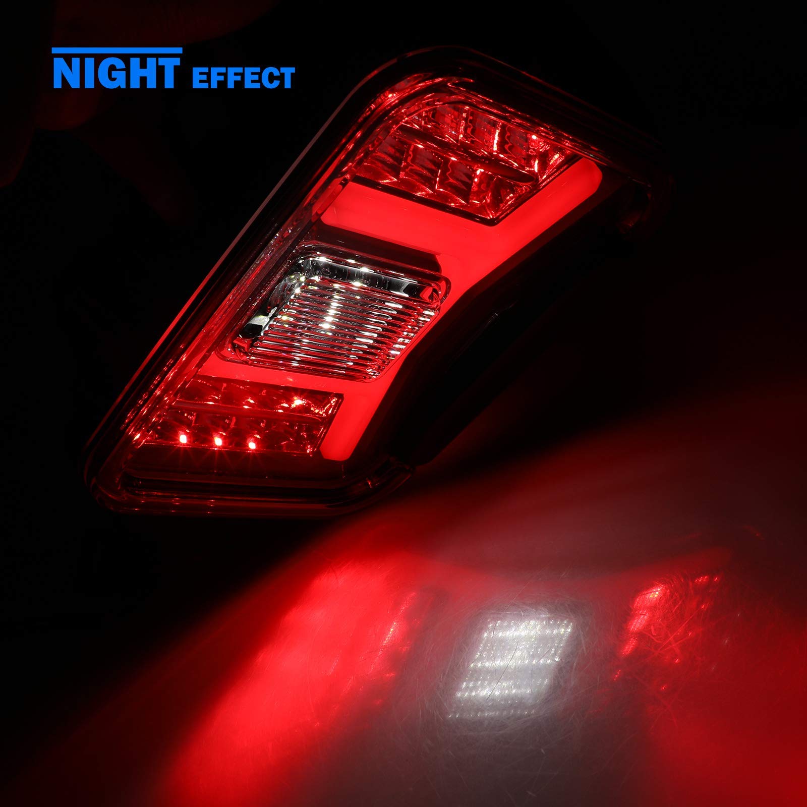 Nixon Offroad LED Tail Lights for 2019-2021 Jeep Gladiator JT - Clear Lens Replacement Tail Light Assembly (1 Pair) - Enhance Visibility & Style for Off-Road Adventures & Night Driving