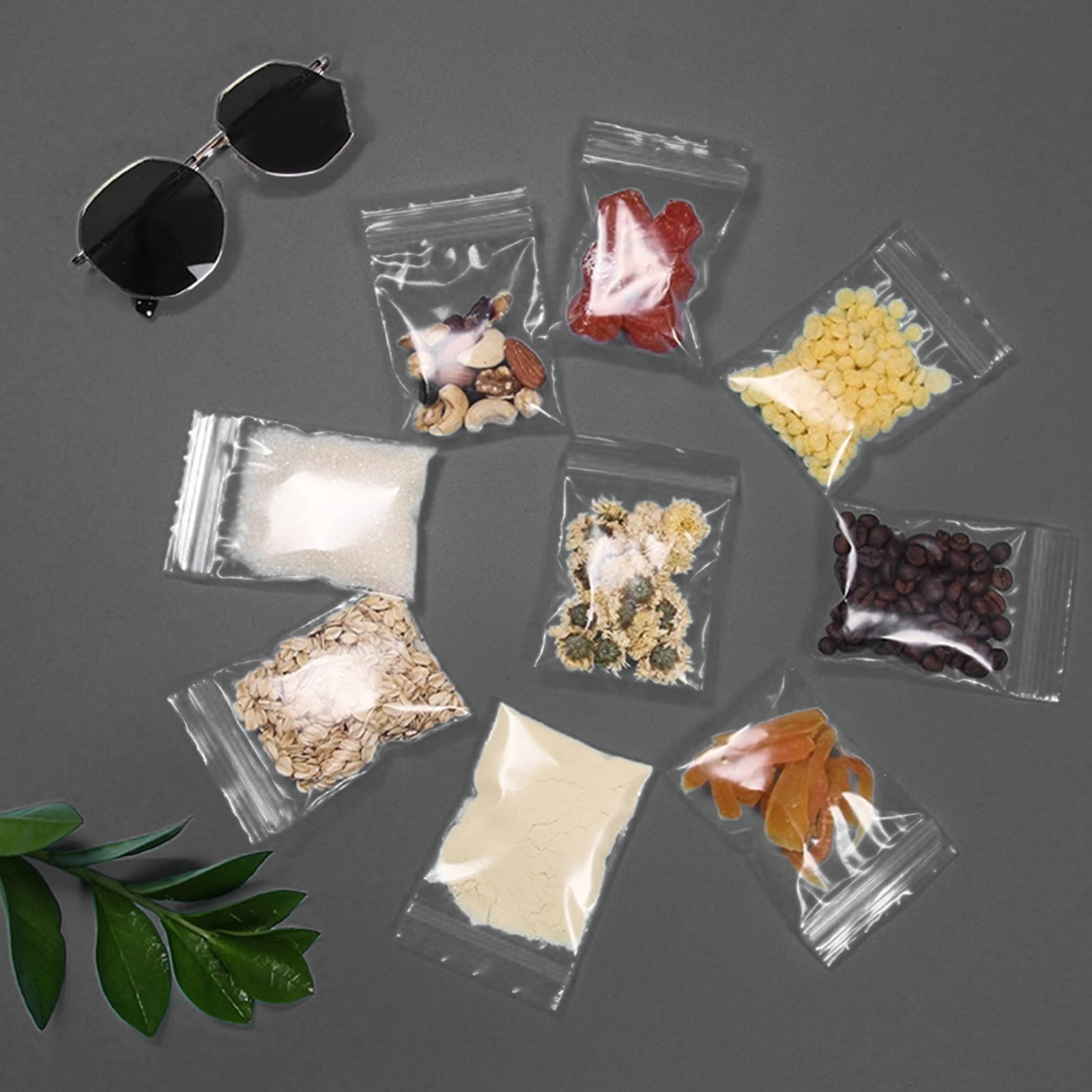 360pcs 3x5 Inch Clear Plastic Jewelry Bags - 2 Mil Thick Resealable Zip Lock Bags for Small Business, Storage, Candy, Beads & Crafts | Perfect for Organizing Jewelry, Snacks, Office Supplies & DIY Projects