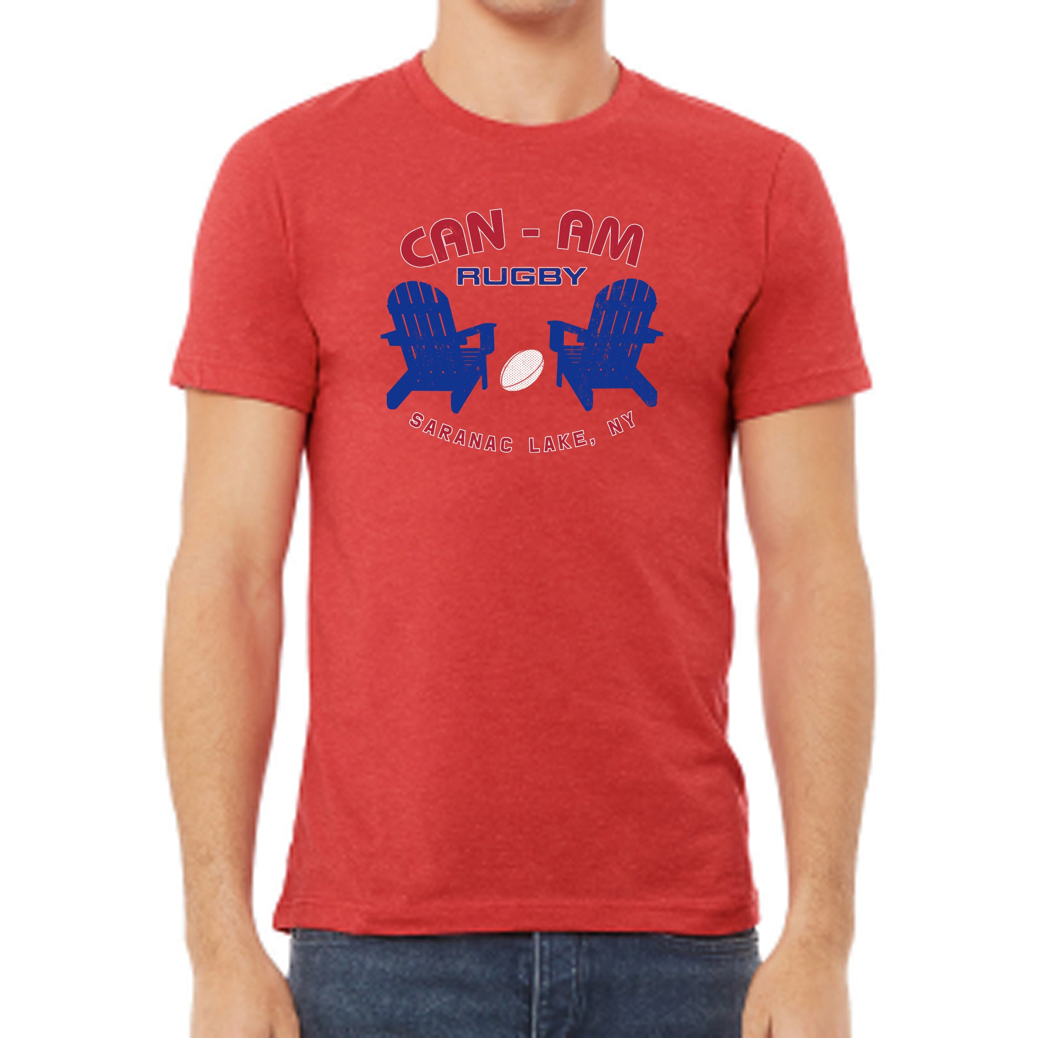 Can Am Adirondack Chairs T-Shirt - Comfortable Cotton Tee for Outdoor Enthusiasts - Perfect for Camping, Backyard Relaxation & Summer Adventures
