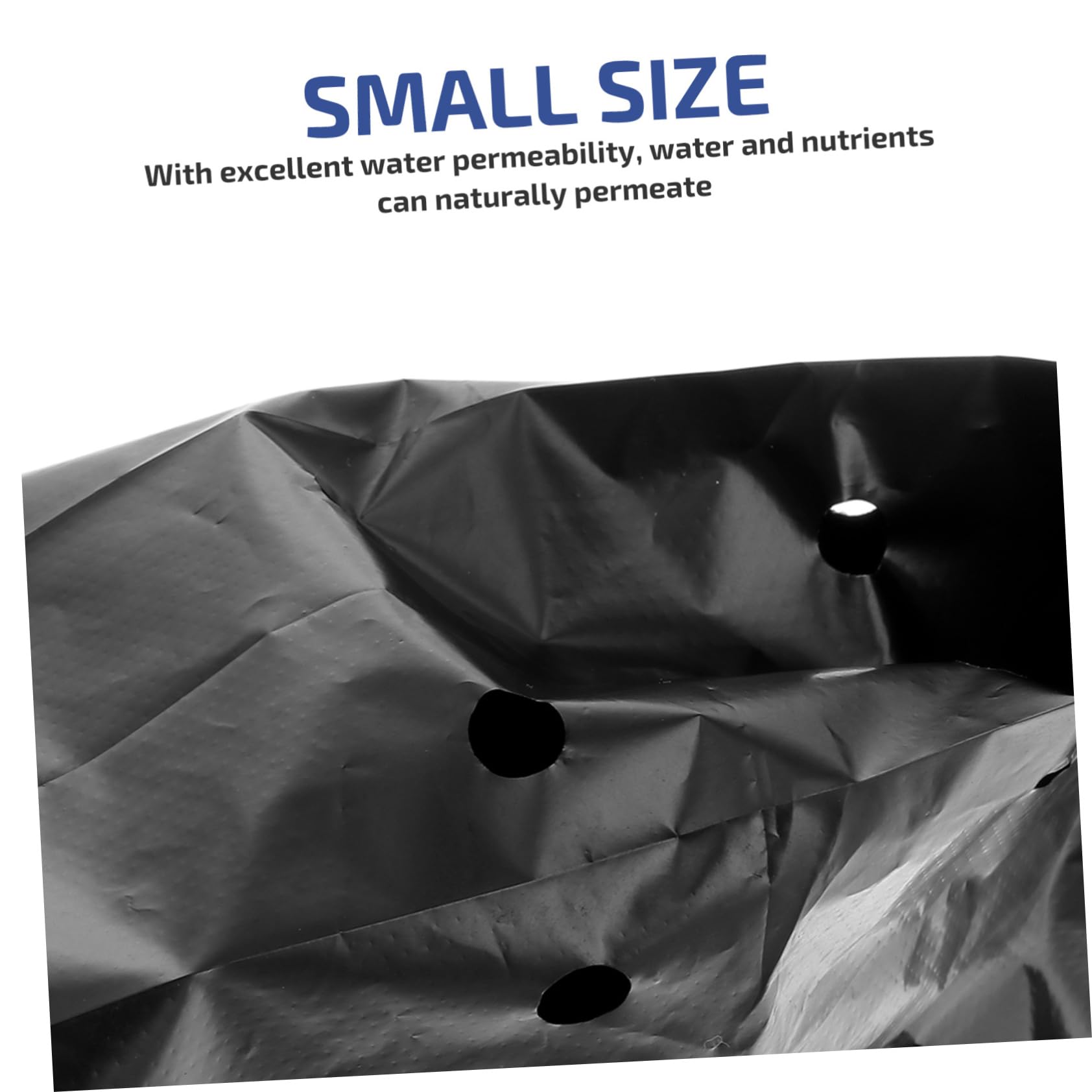100 Pcs Plastic Nursery Bags for Plants - Reusable Grow Bags & Planter Pots for Strawberries, Seedlings, Vegetables | Indoor/Outdoor Gardening, Hydroponics, Greenhouse Use