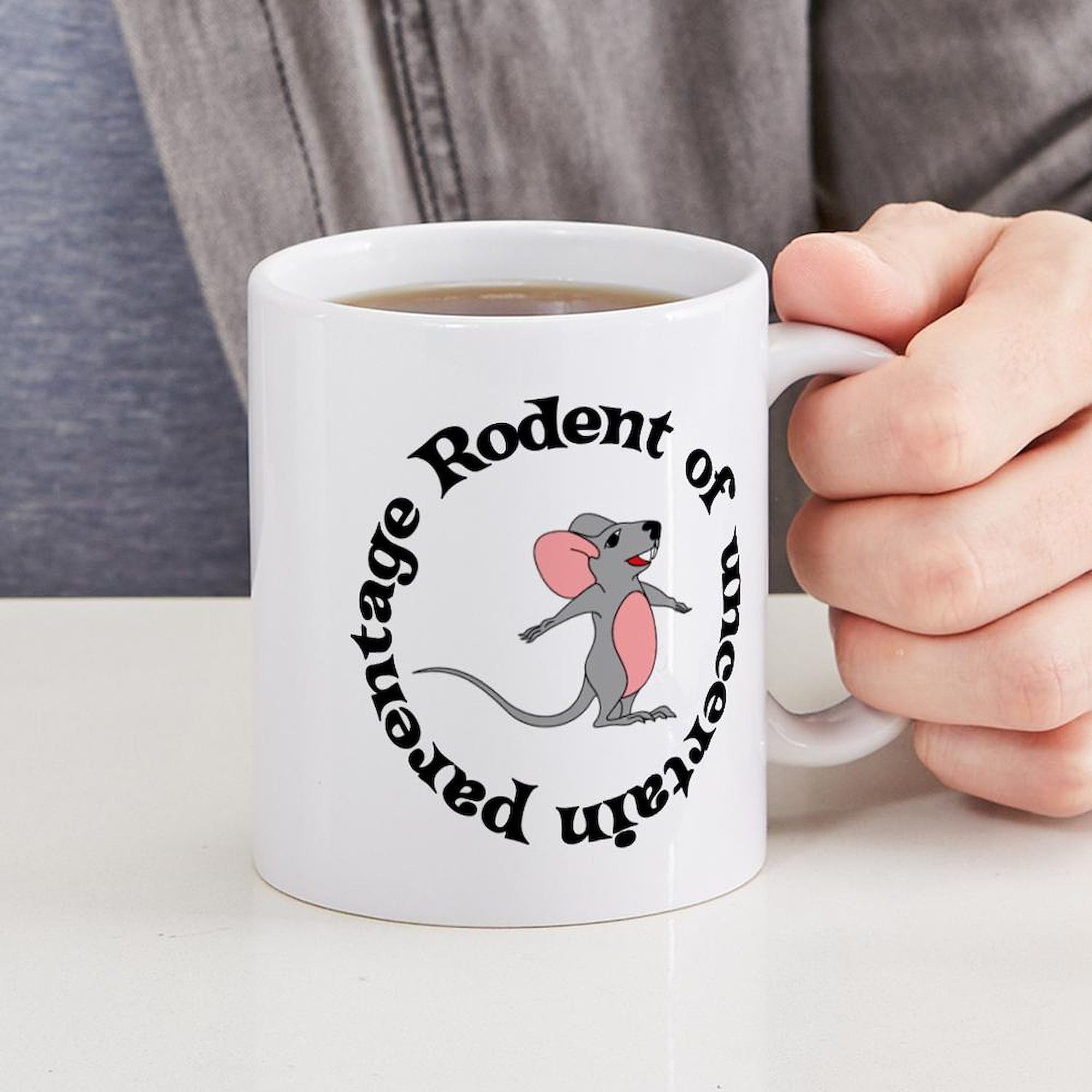 Rat Bastard 11 oz (325 ml) Ceramic Coffee Mug - Funny Novelty Gift for Office, Home & Gag Gifts - Perfect for Coffee, Tea & Hot Beverages