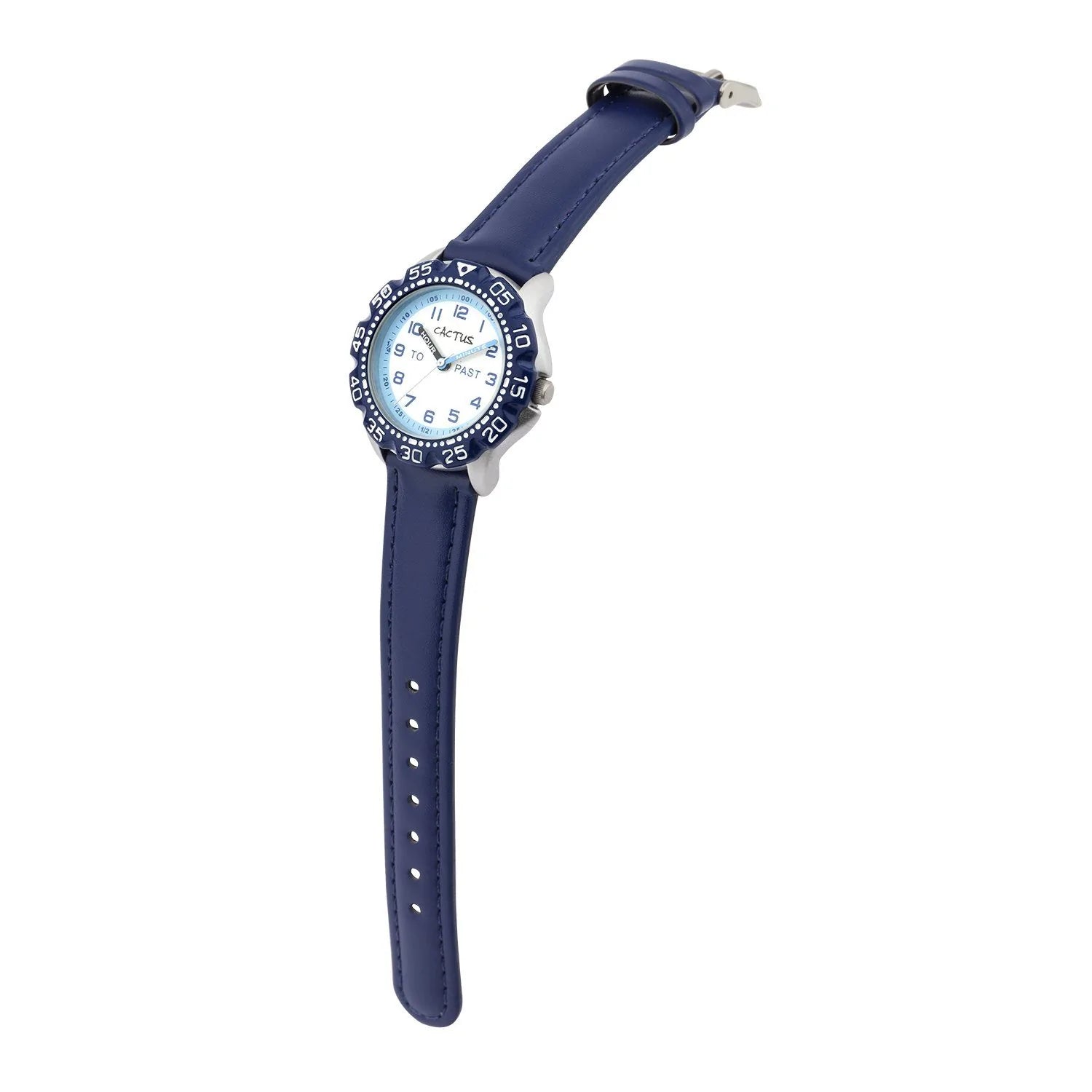 Cactus Master Time Teacher Kids Watch - Waterproof Digital Watch for Boys & Girls, Easy to Read with Alarm & Stopwatch - Perfect for School, Outdoor Play & Learning to Tell Time