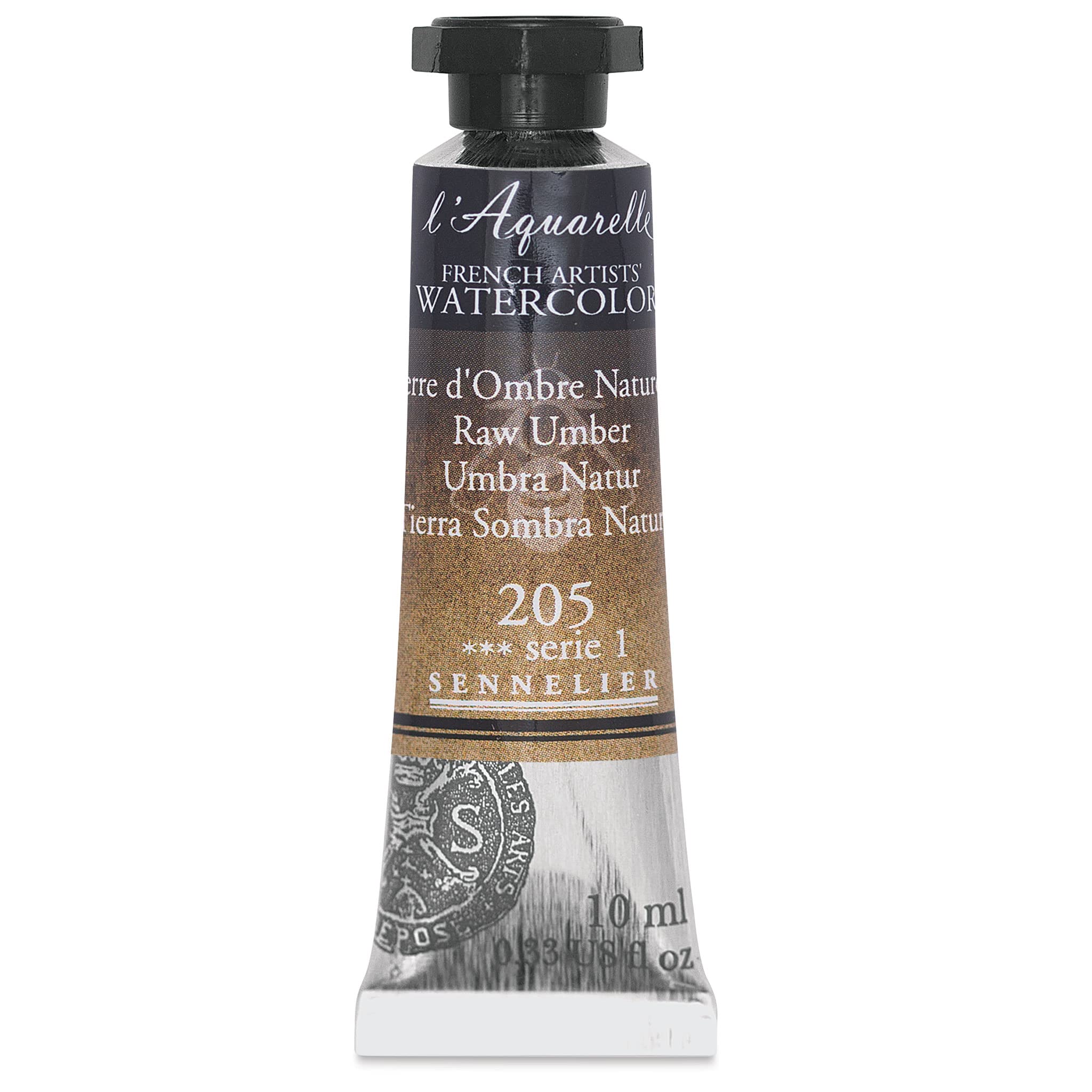 Sennelier l'Aquarelle Watercolor Paint Tubes 10ml - Raw Umber Professional Artist Grade Watercolor for Painting, Sketching & DIY Art Projects