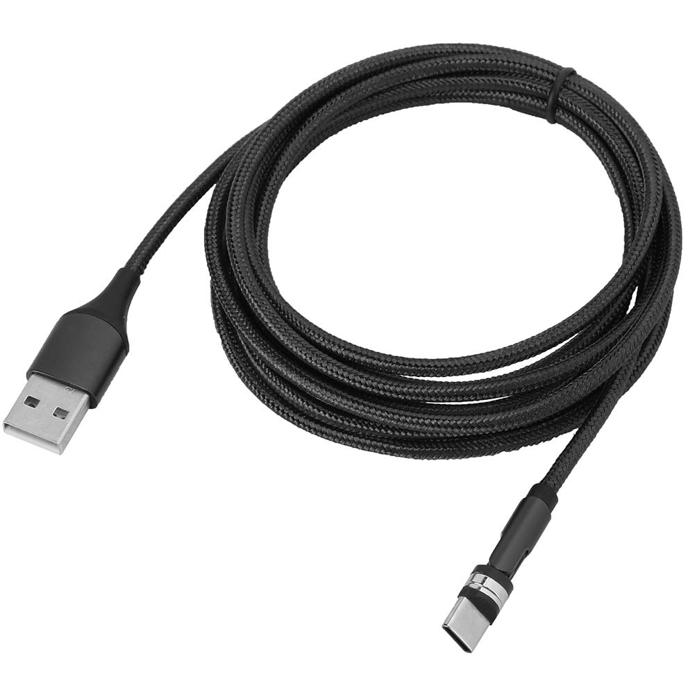 3-in-1 Magnetic Charging Cable - USB C/Micro USB - 360° Swivel for Android Phones & Tablets