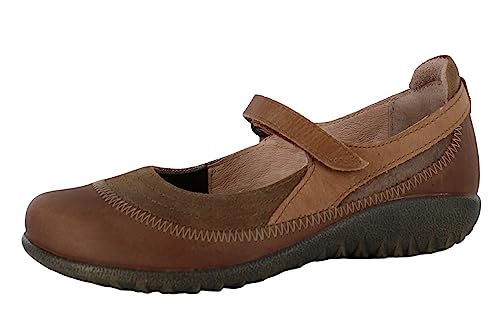 Antique Brown Suede/Saddle Brown Lthr/Grecian Gold Lthr