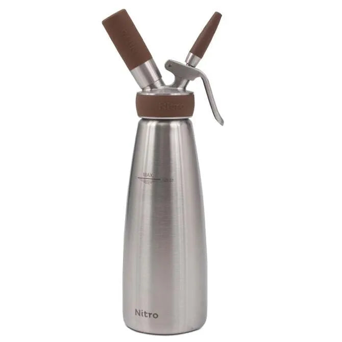 iSi Nitro Whipped Cream Charger Dispenser - 1 Quart (32g) for Professional Desserts, Coffee & Cocktails