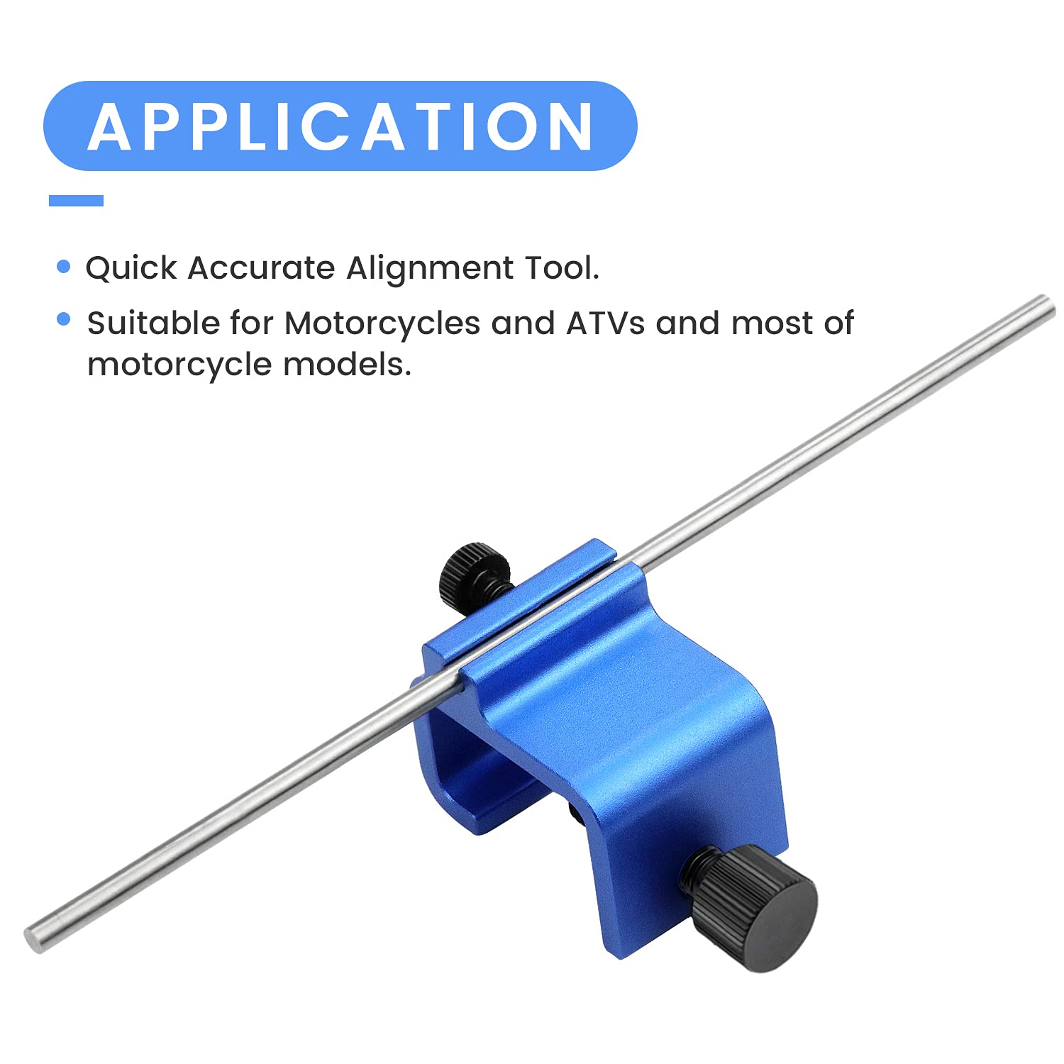 Motorcycle & ATV Chain Alignment Tool - Quick & Accurate Alignment Kit for Dirt Bikes, ATVs, UTVs - Perfect for Off-Road Maintenance & Performance Tuning