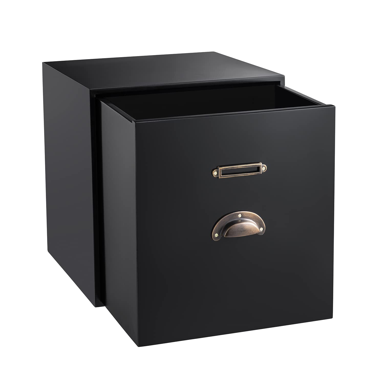 3-Pack Black Insert Boxes for Storage & Organization