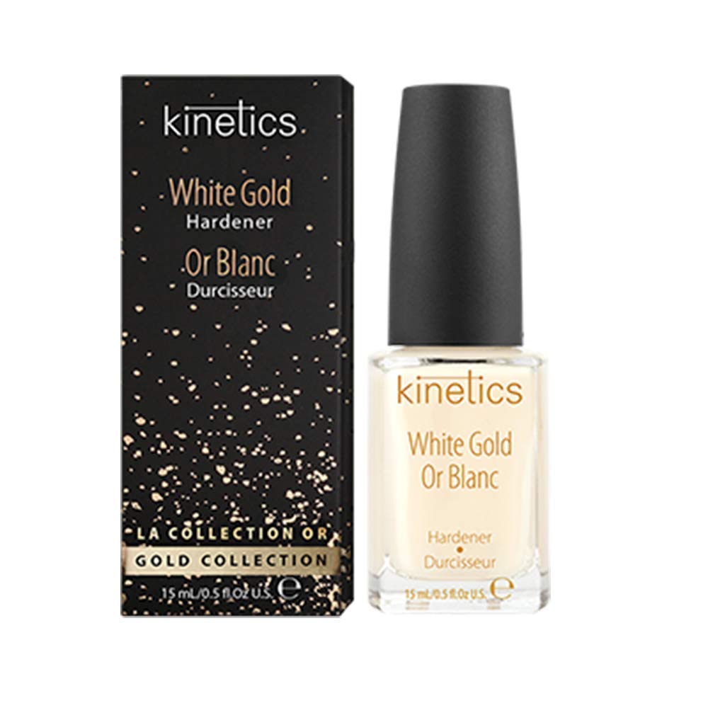 15ml White Gold Nail Hardener Treatment - No UV Lamp Needed for Stronger, Healthier Nails | Perfect for At-Home Manicures & Nail Care