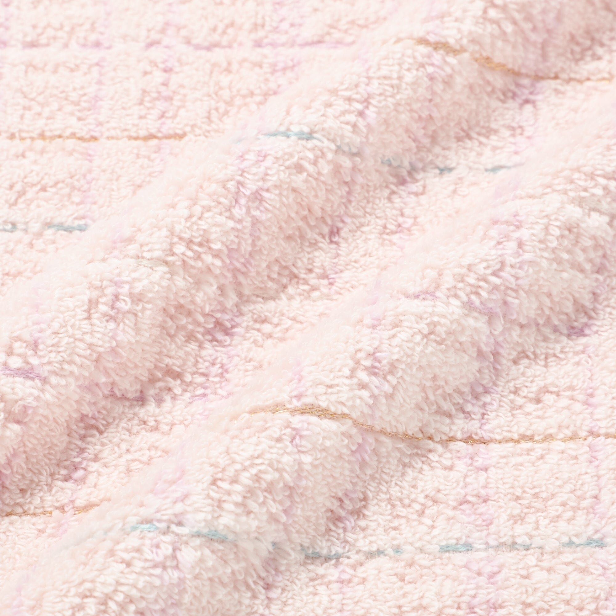 Antibacterial & Deodorizing Tweed Pattern Face Towel - Soft Pink for Skincare, Gym & Travel | Quick-Dry & Hypoallergenic
