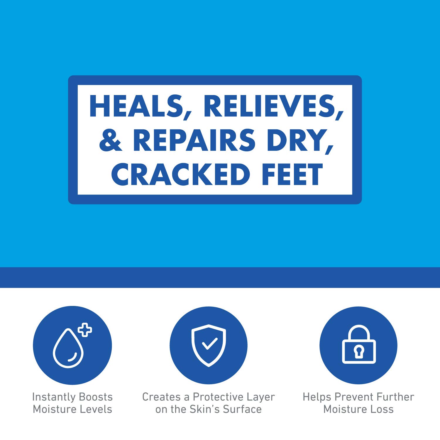 O'Keeffe's Healthy Feet Foot Cream - 3.2 oz Jar (10 Pack) - Intense Moisturizing for Dry, Cracked Feet - Perfect for Athletes, Diabetics & Daily Foot Care