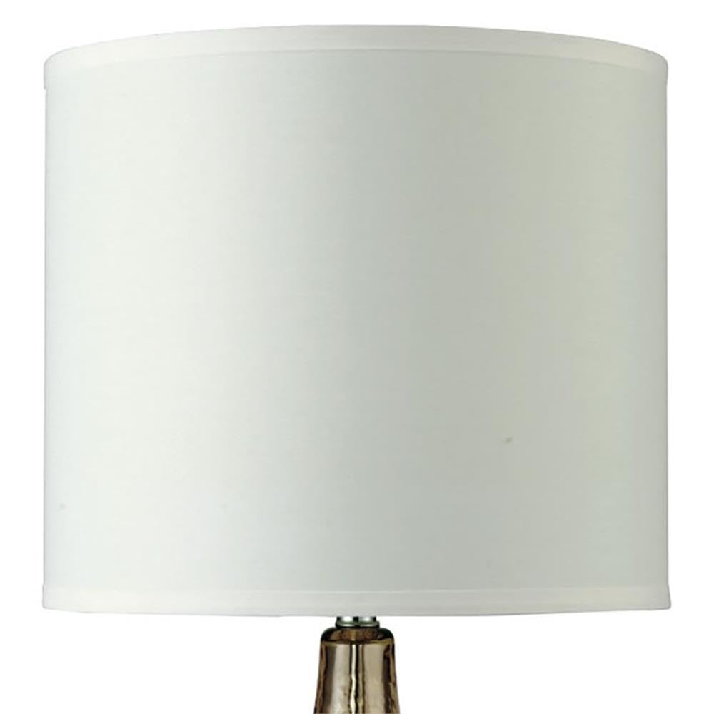Harrington Contemporary Amber Orange Glass Table Lamp - Modern Home & Office Lighting for Living Room, Bedroom, or Study Desk