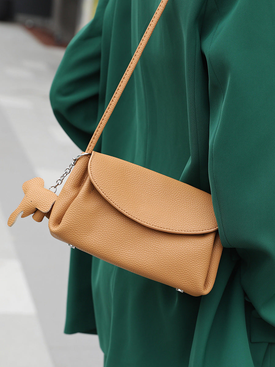 Genuine Leather Crossbody Bag for Women - Stylish Underarm Shoulder Purse - Perfect for Work, Travel & Everyday Use