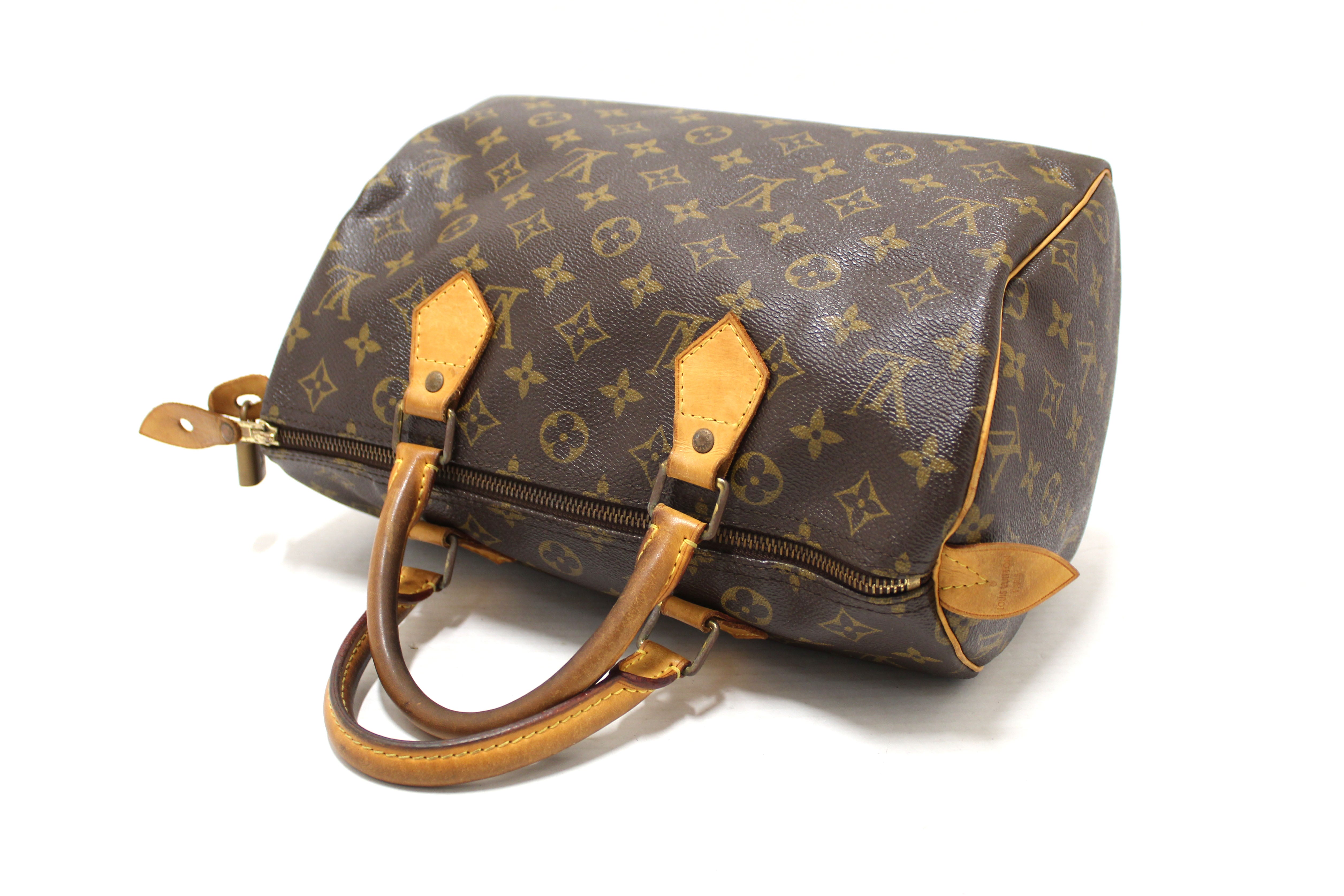 Authentic Louis Vuitton Monogram Speedy 30 Handbag - Luxury Designer Shoulder Bag for Women, Perfect for Travel, Work & Everyday Use