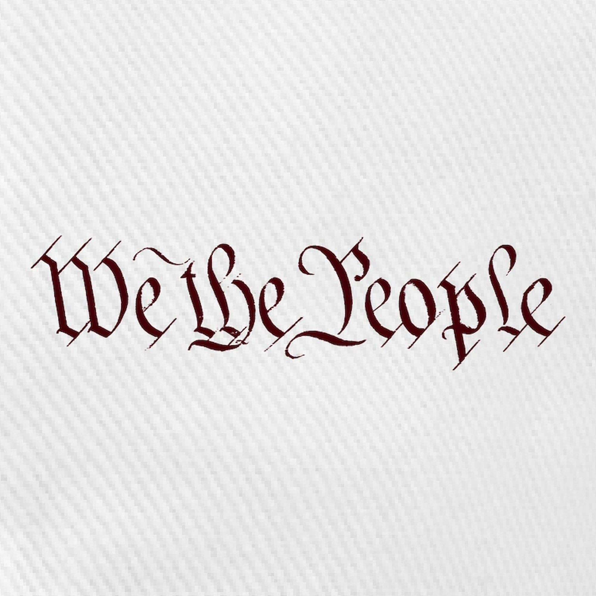 We The People Adjustable Baseball Cap - Patriotic American Flag Hat for Men & Women - Perfect for 4th of July, Political Rallies & Outdoor Events