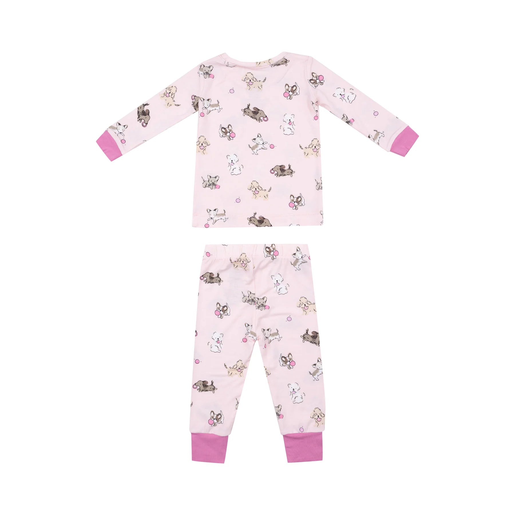 Cozy Fluffy Puppies Loungewear Set for Women - Soft Fleece Pajama Set with Pants & Top - Perfect for Relaxing at Home, Sleepovers & Winter Comfort