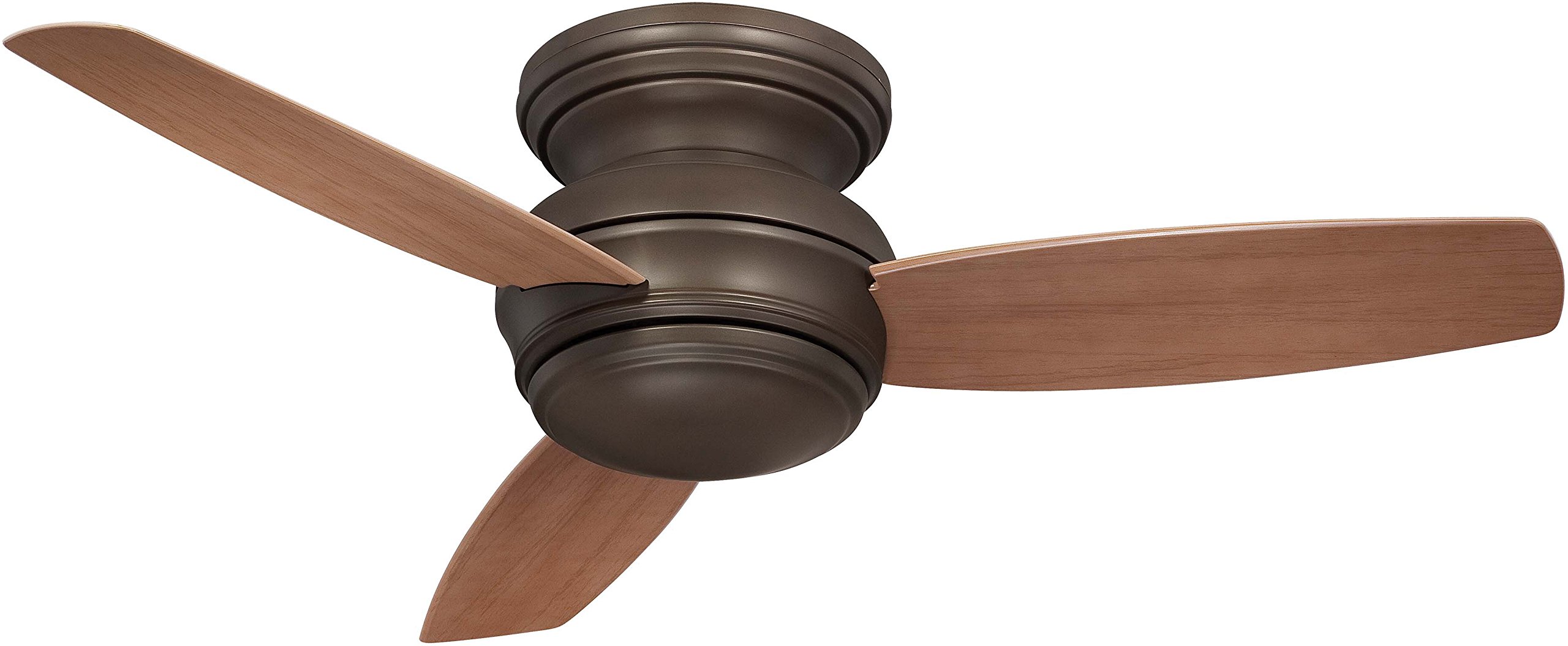 Minka-Aire F593-ORB 3-Blade Flush Mount Ceiling Fan with 49W Light Kit - Oil Rubbed Bronze Finish - Perfect for Bedrooms, Living Rooms & Home Offices