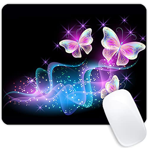 Glowing Night Pink Butterflies