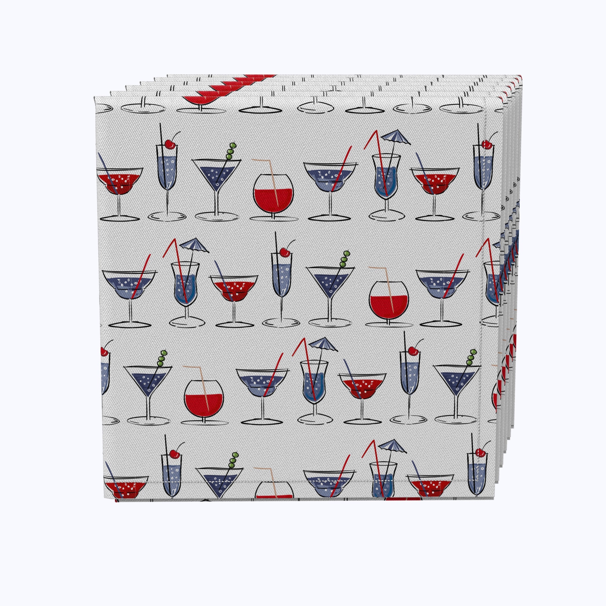 Premium Cocktail Napkins - 4x4 Inch 2-Ply Soft & Absorbent Paper Napkins for Drinks, Parties, and Home Bar Use - Elegant & Disposable (50 Count) - Perfect for Cocktail Parties, Weddings, and Entertaining Guests