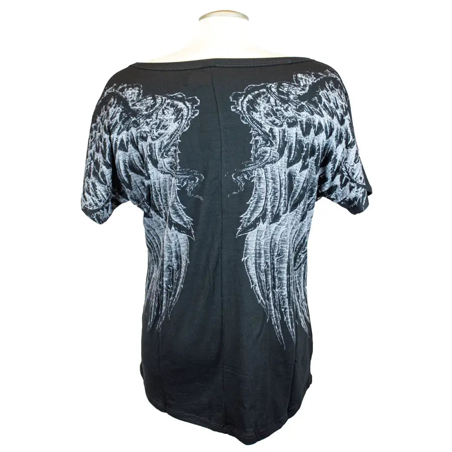 Liberty Wear Women's Sexy Cut Out Wing Design Sleeveless Tops - Perfect for Night Out, Party, and Summer Fashion