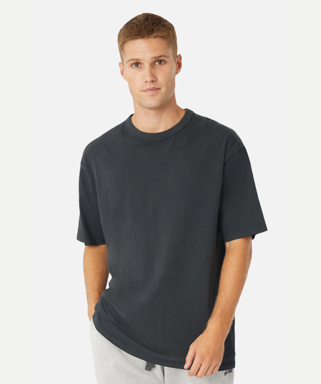 Premium Del Sur T-Shirt for Men - Soft Cotton Comfort Fit Crew Neck Tee - PD Black | Casual Wear, Gym, Lounge & Everyday Outfits