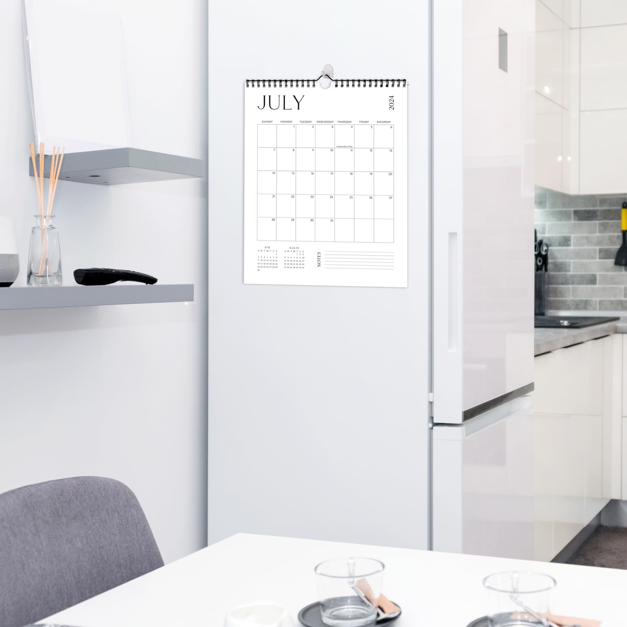 2025 Wall Calendar with 18-Month Planner (June 2024-December 2025) - 14.5