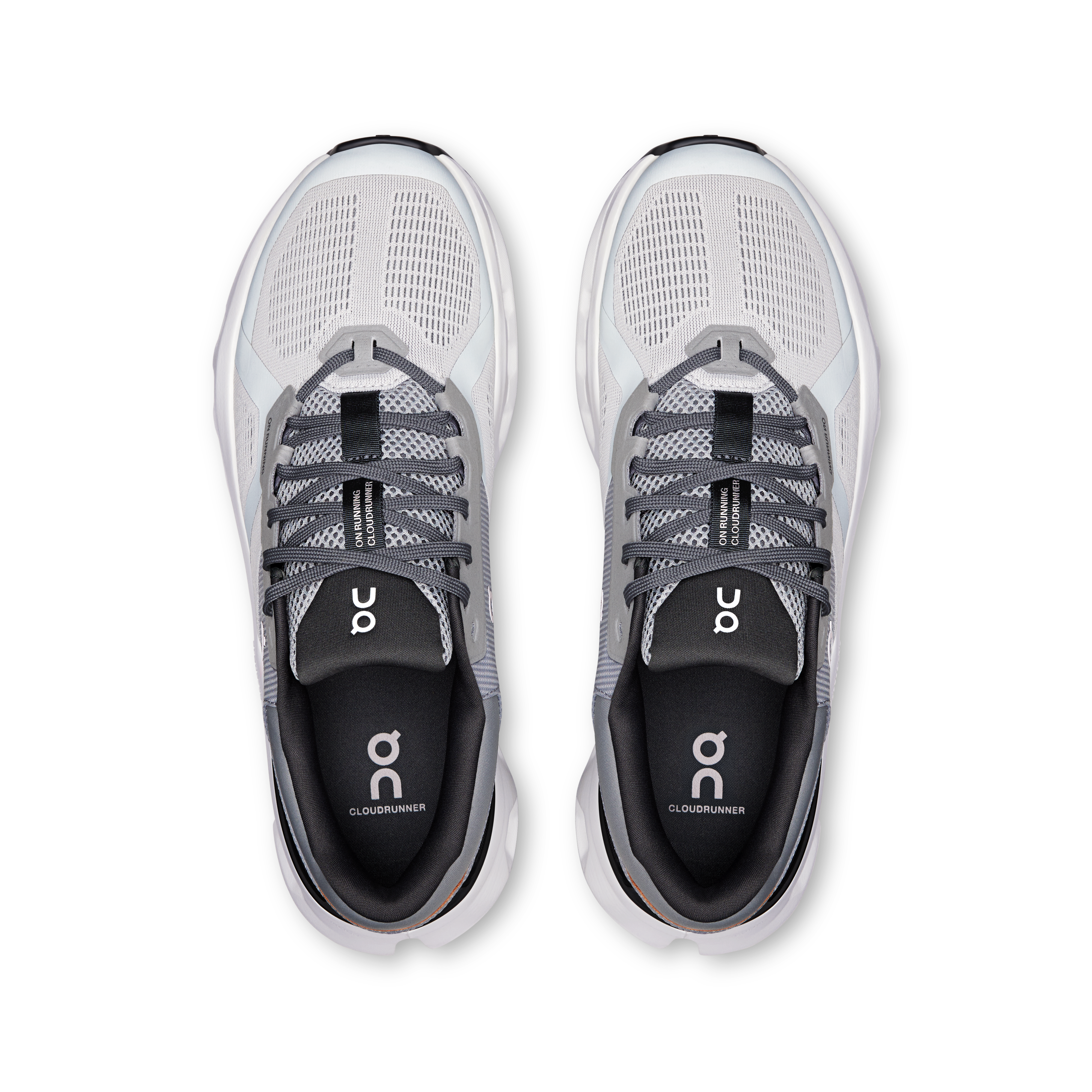 On Running Men's Cloudrunner 2 Running Shoes - Lightweight & Cushioned for Road Running - Wolf Grey/Ivory - Perfect for Jogging, Gym Workouts & Daily Wear
