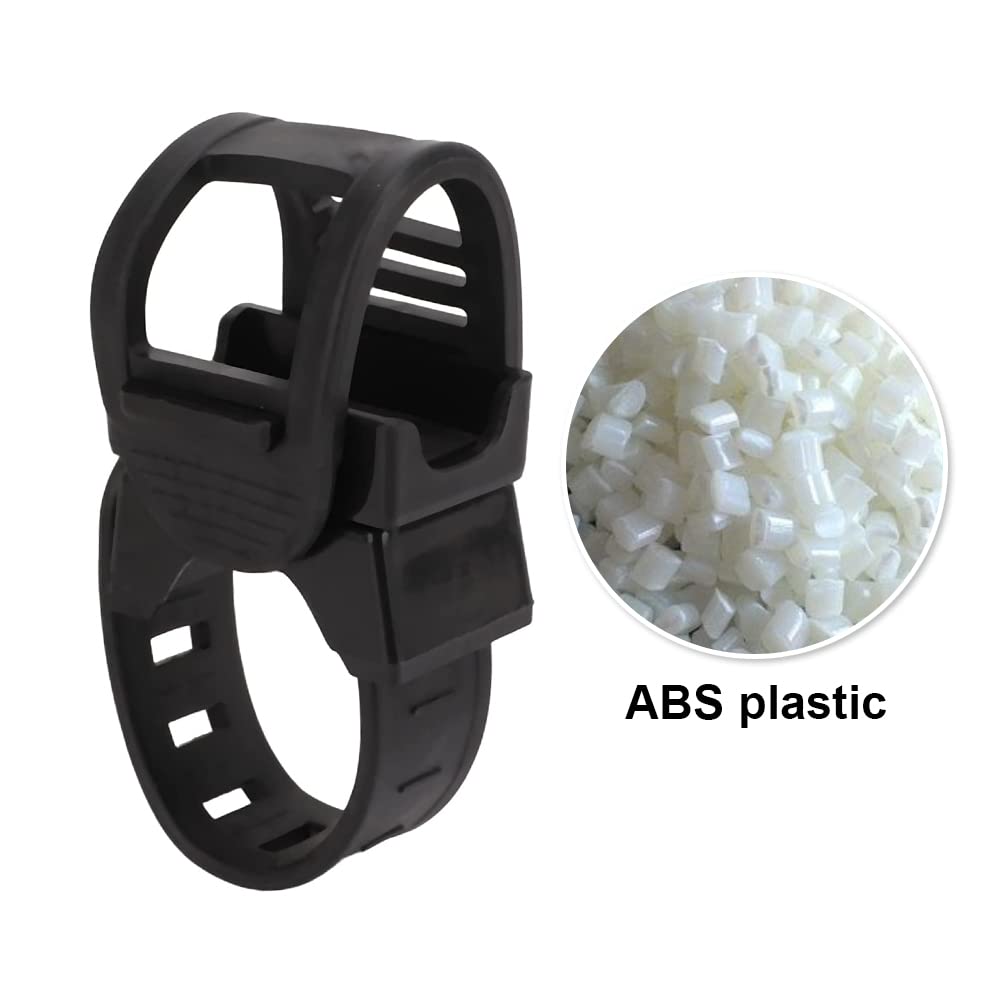 Adjustable Rotatable Bike Flashlight Holder - Universal Bicycle & Motorcycle Torch Mount Clamp for Night Cycling, Commuting & Outdoor Adventures