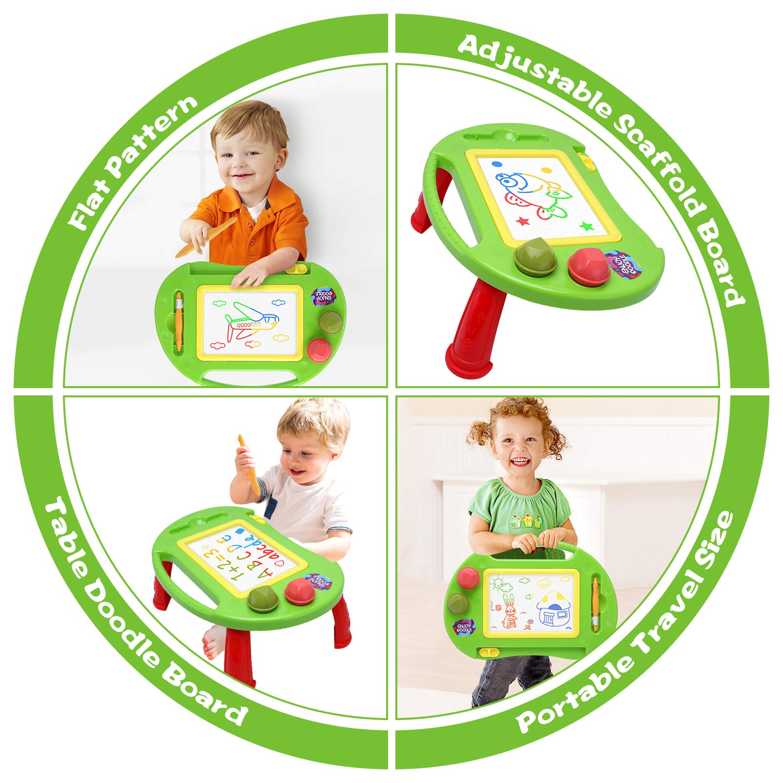 Magnetic Drawing Board for Toddlers 1-3 Years - Erasable Doodle Toy for Kids | Perfect for Christmas, Birthday & Easter Gifts