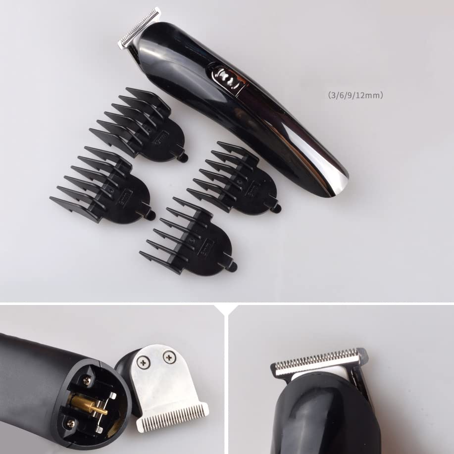 Professional Hair Clippers for Men - Rechargeable Electric Hair Trimmer & Beard Trimmer Kit with Multiple Attachments for Home Barbering & Grooming | Perfect for DIY Haircuts, Beard Shaping & Styling at Home
