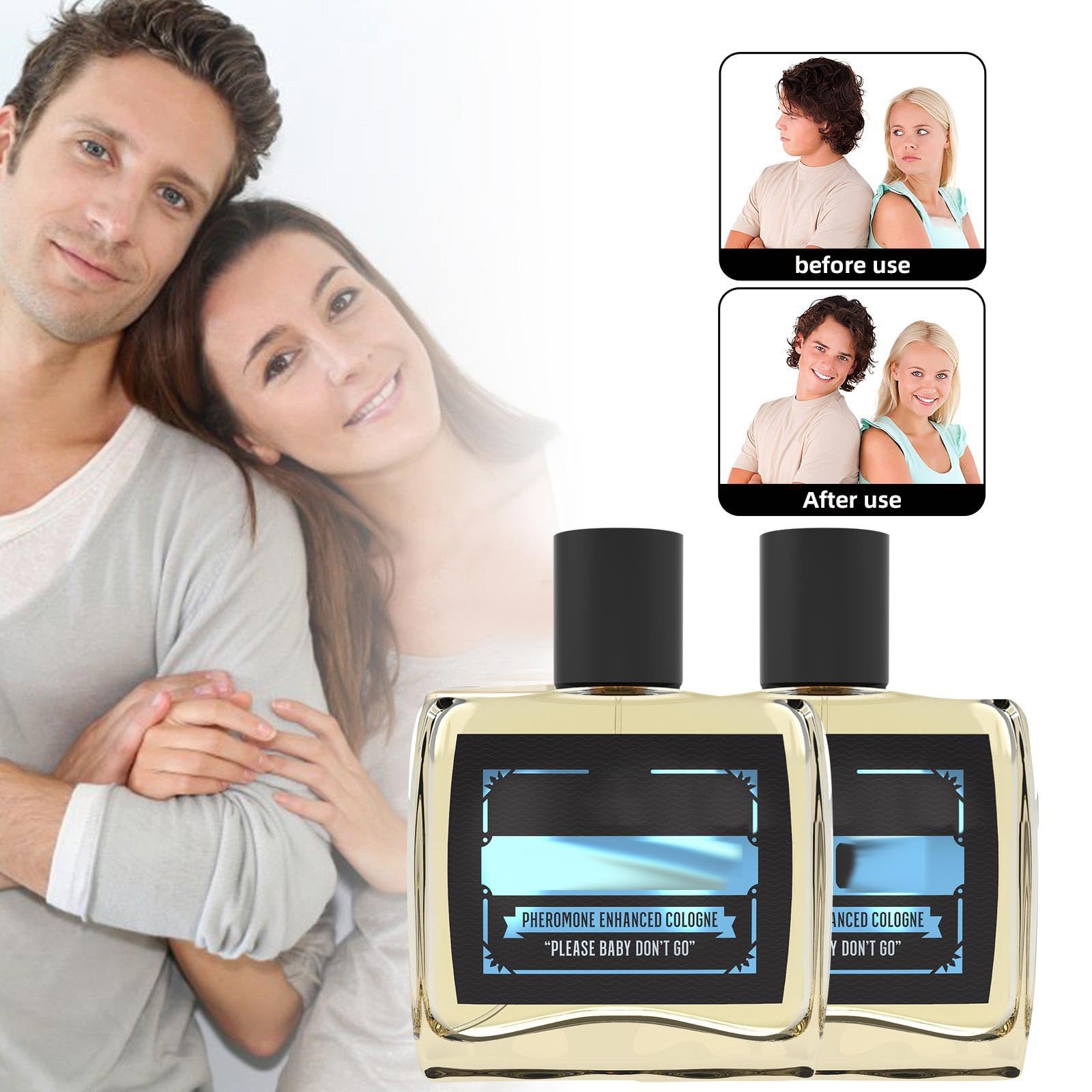 Men's Vanilla Pheromone Cologne - Eau de Toilette Body Spray (100ml) for Date Night & Special Occasions | Long-Lasting Fragrance Gift for Him