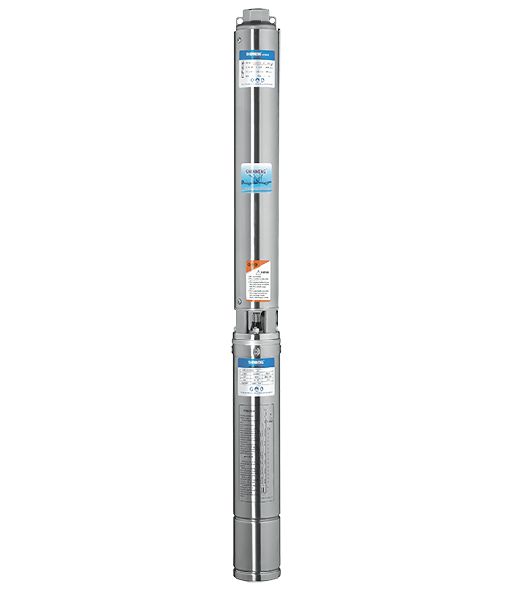 4 Submersible Borehole Pumps 0.7kW - High Efficiency Deep Well Water Pumps for Medium Head/Pressure Applications - Ideal for Irrigation, Livestock Watering & Residential Water Supply