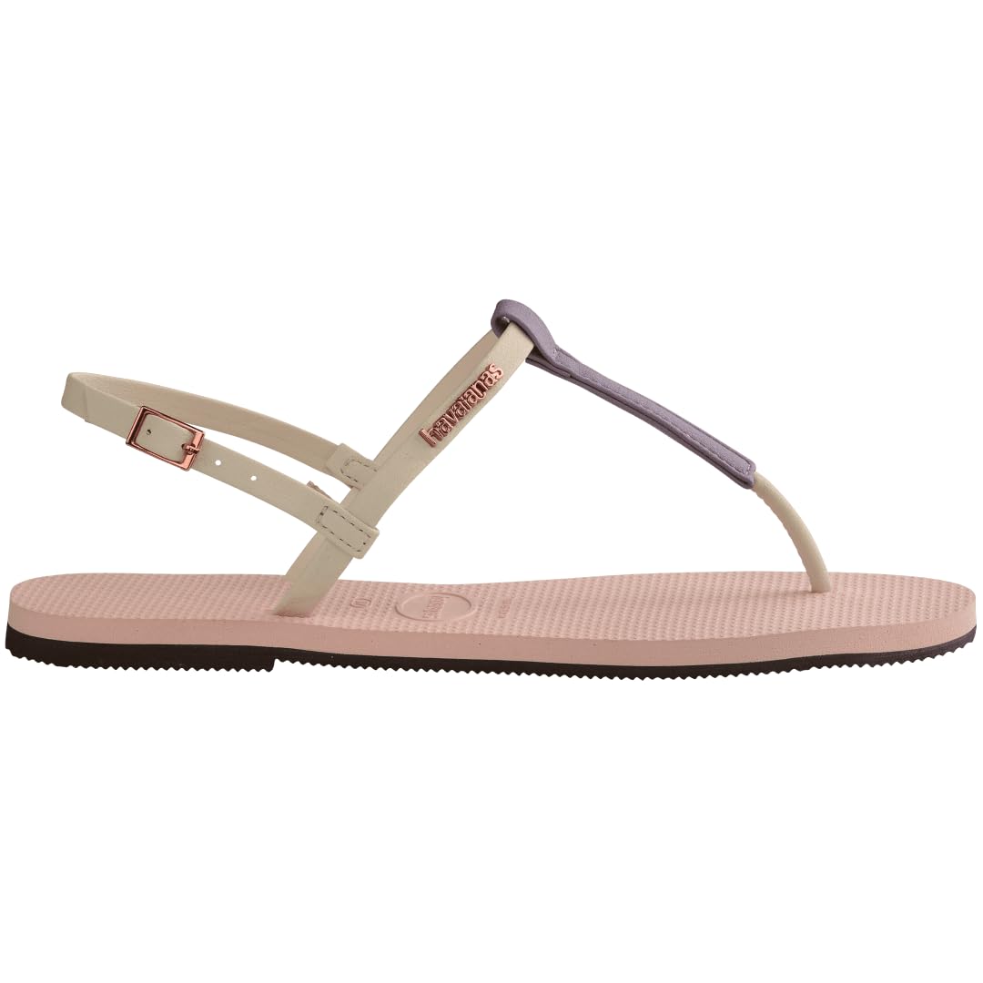 Havaianas Women's You Rio Flip Flop Sandals - Ballet Rose - Size 8 | Comfortable Summer Beach Shoes for Women | Perfect for Pool, Vacation & Casual Wear