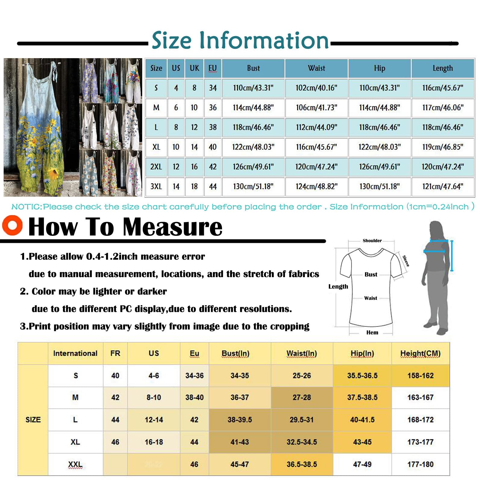 Vintage Halloween Bat Pumpkin Ghost Printed Jumpsuit for Women - Cotton Linen Spaghetti Strap Romper Overalls | Costume Party, Cosplay, Halloween Outfit
