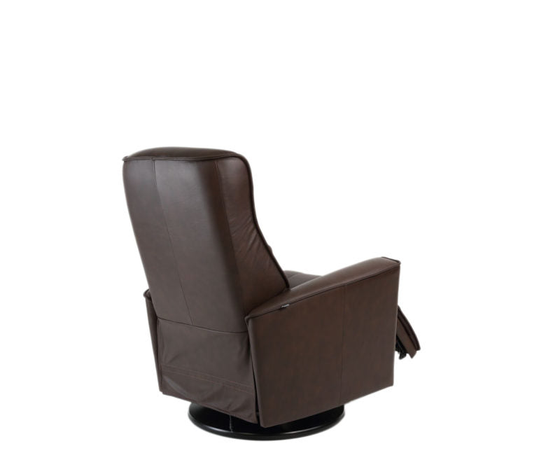Premium Fjords Harstad Recliner Chair - Genuine Top Grain Leather, Ergonomic Design for Ultimate Comfort - Perfect for Living Room, Home Theater & Office Relaxation