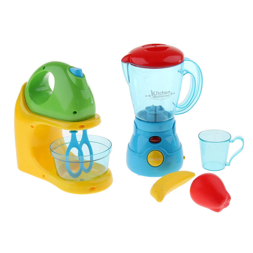 Harilla Kitchen Role Play Toys - Mixer & Juicer Set for Kids Pretend Cooking | Fun Educational Toy for Toddlers & Preschoolers | Perfect for Play Kitchen, Birthday Gifts & Early Learning Activities