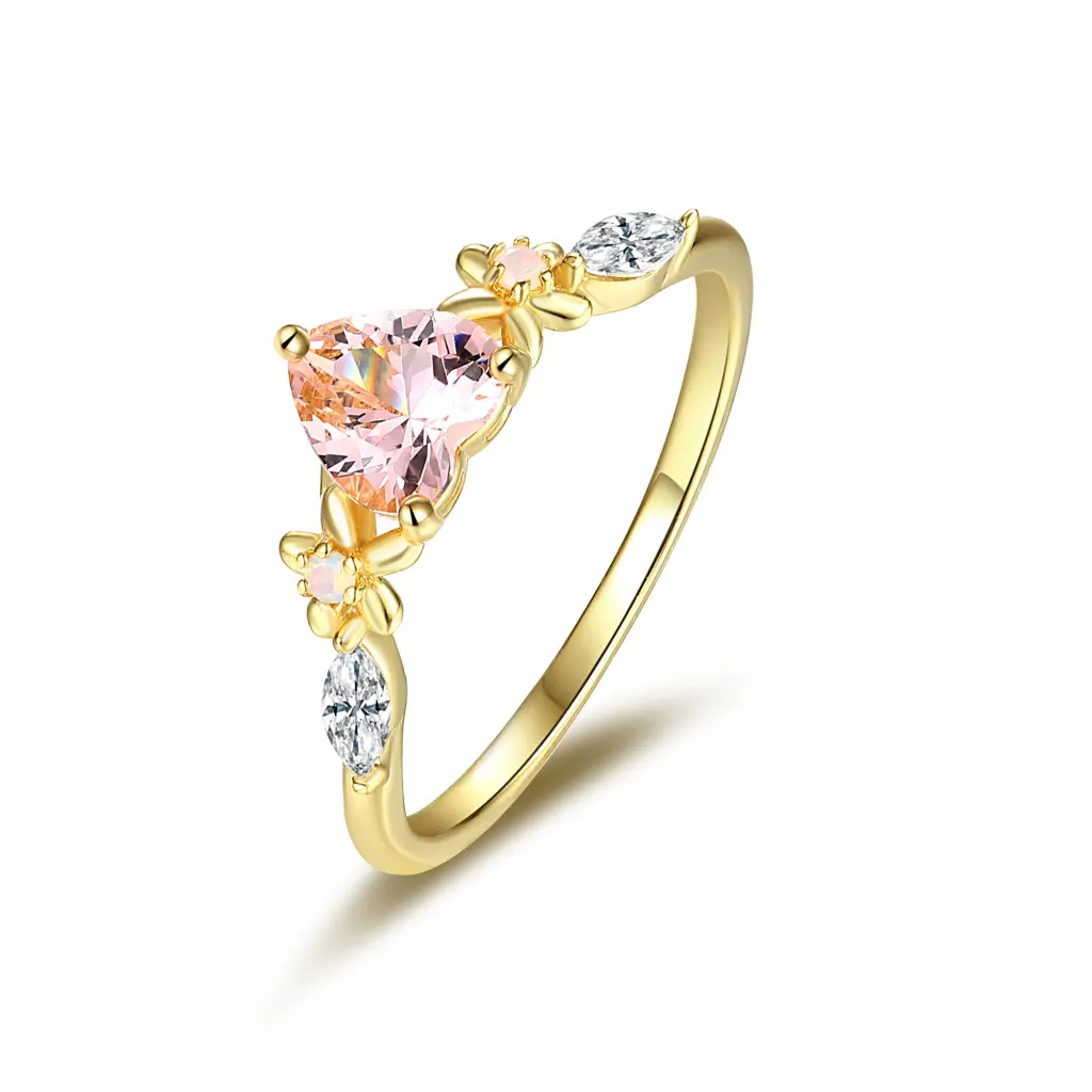 Erica Sweetheart Ring - Elegant Heart-Shaped Jewelry for Women | Perfect for Valentine's Day, Anniversary & Romantic Gifts