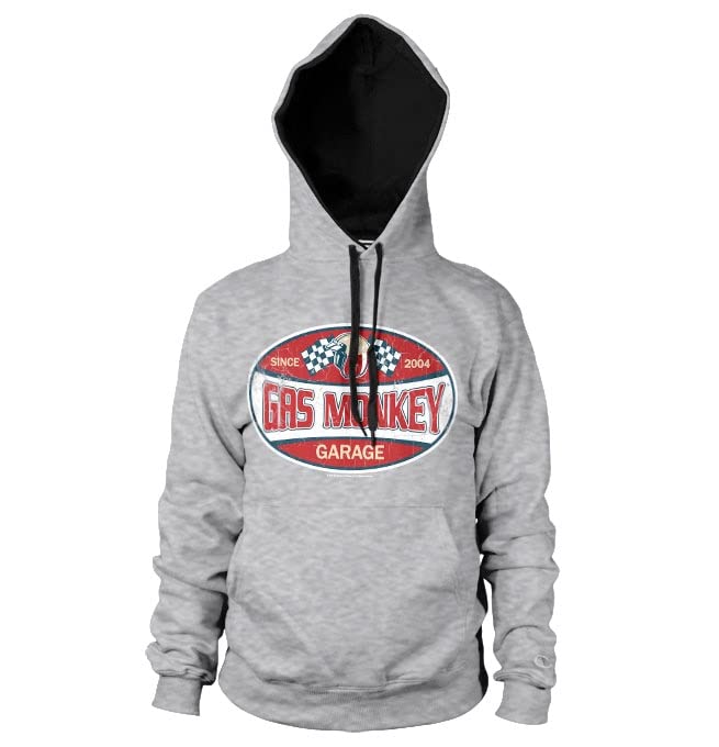 Official Gas Monkey Garage Hoodie Since 2004 - Licensed Men's Pullover Sweatshirt for Car Enthusiasts & Streetwear Fashion | Perfect for Car Shows, Casual Wear & Motorcycle Rides